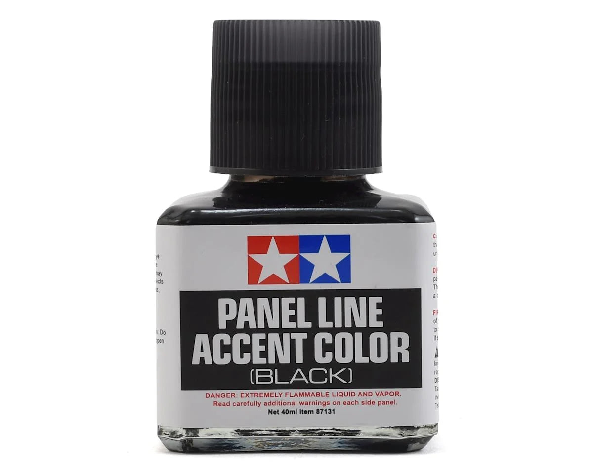 Tamiya Panel Line Accent Color (Black) (40ml) TAM87131