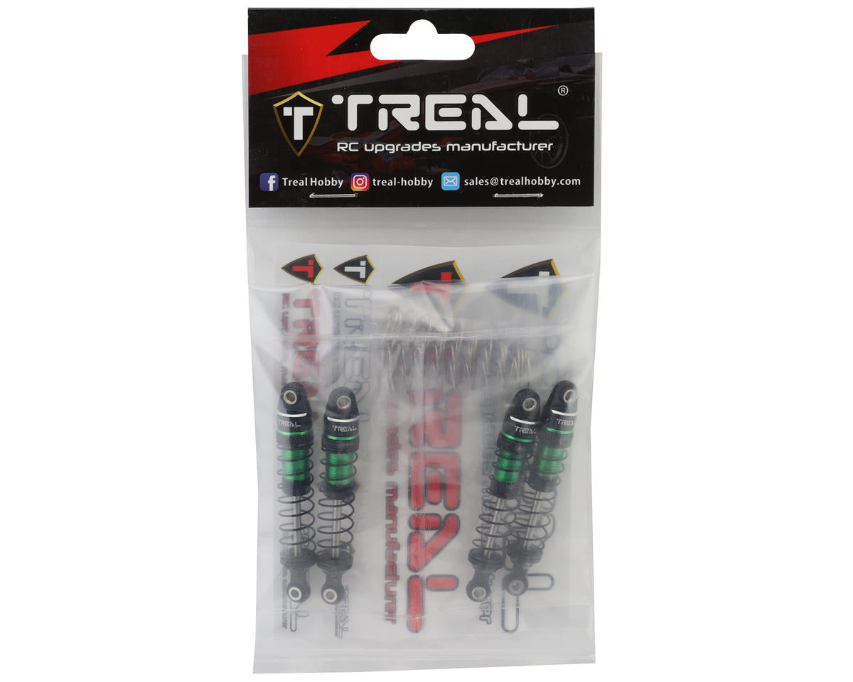 Treal Hobby 59mm Long Travel Shock Set for Traxxas TRX-4M® & TRX-4MT™ (Green) (4) (Front/Rear) TLHTTRX-4M-110