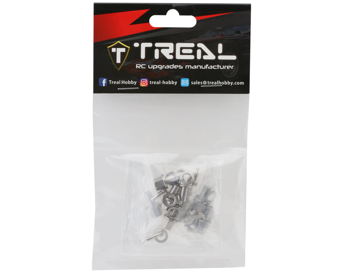 Treal Hobby Brass Extended Wheel Hub Hardware for Traxxas TRX-4 (+10mm) TLHTTRX4-48
