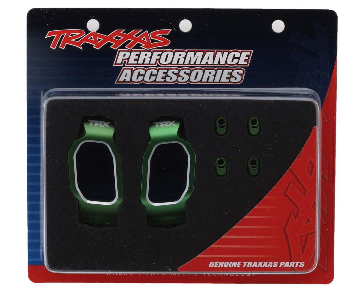 Traxxas Maxx® Slash® Aluminum Caster Blocks GRN (2) 10232