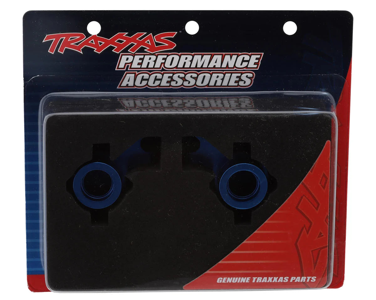 Traxxas Maxx® Slash® Aluminum Steering Blocks BLUE (2) 10237-BLUE