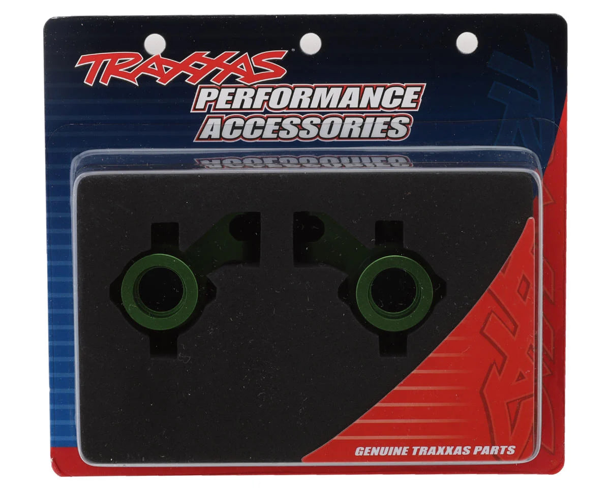 Traxxas Maxx® Slash® Aluminum Steering Blocks GREEN (2) 10237-GRN