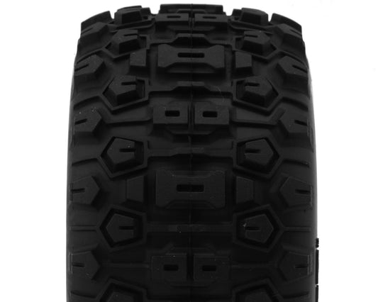 Traxxas Mini Maxx® Sledgehammer Front Pre-Mounted Tires (Black) (2) 10771-STBLK