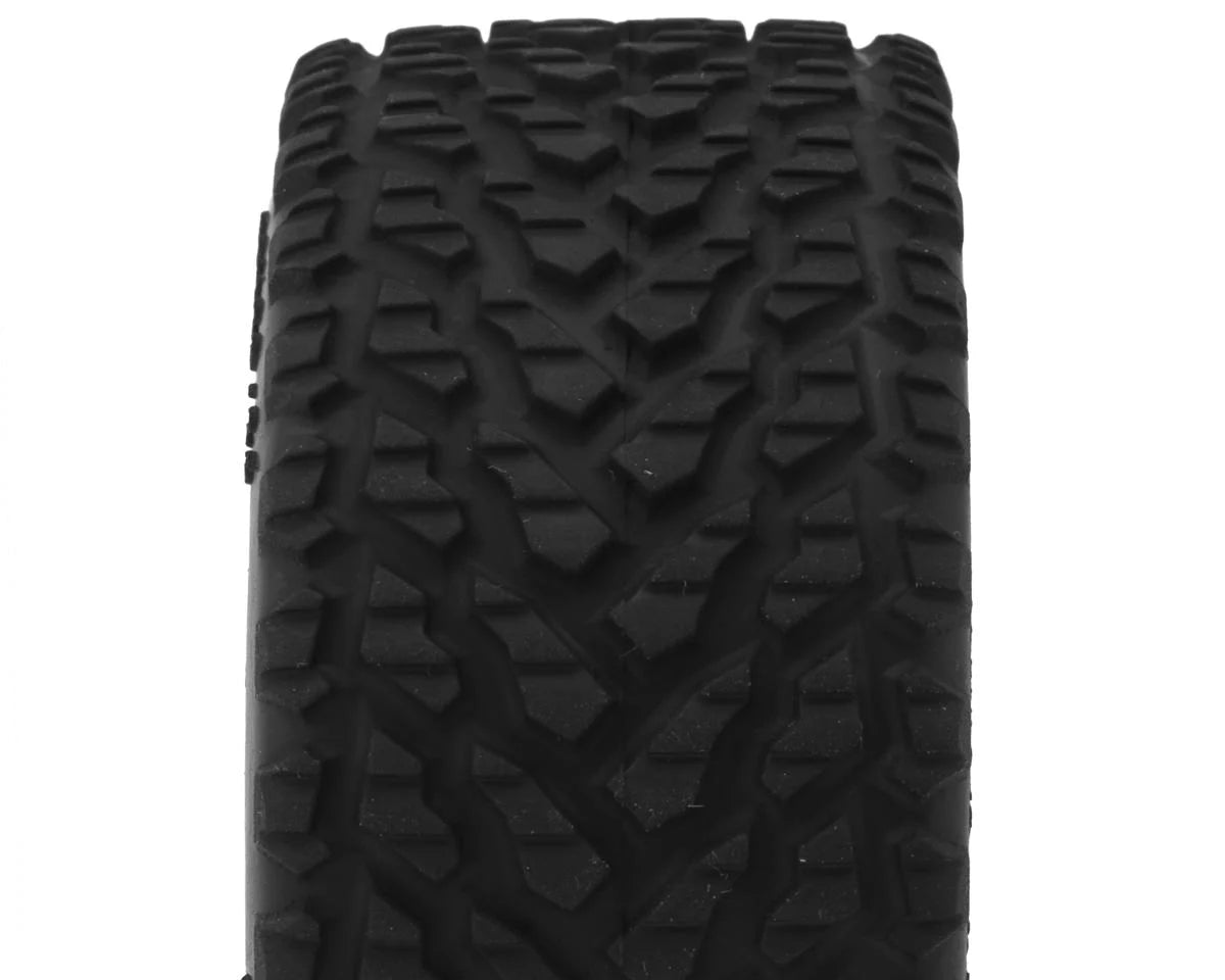 Traxxas Mini Rally Pre-Mounted Tires (White) (2) (Hard) 10872-WHT
