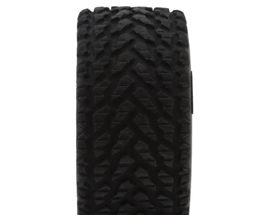 Traxxas Mini Rally Pre-Mounted Tires (White) (2) (Soft) 10873-WHT
