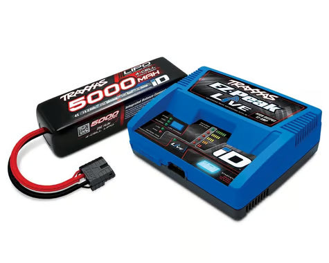 Traxxas EZ-Peak Live 4S "Completer Pack" Battery Charger w/One Power Cell Battery (5000mAh) 2996X