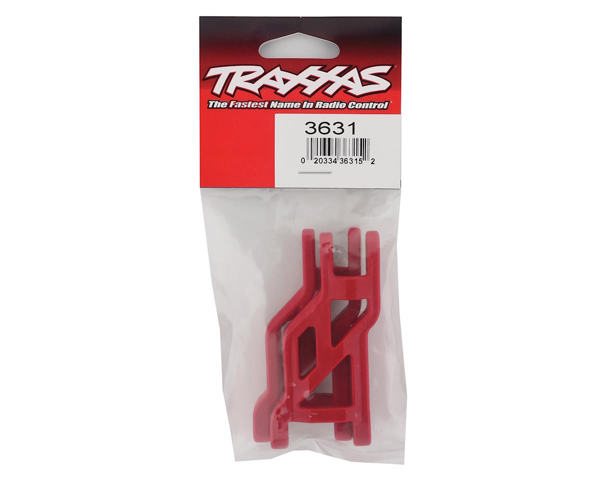 Traxxas HD Cold Weather Front Suspension Arm Set (Red) 3631R