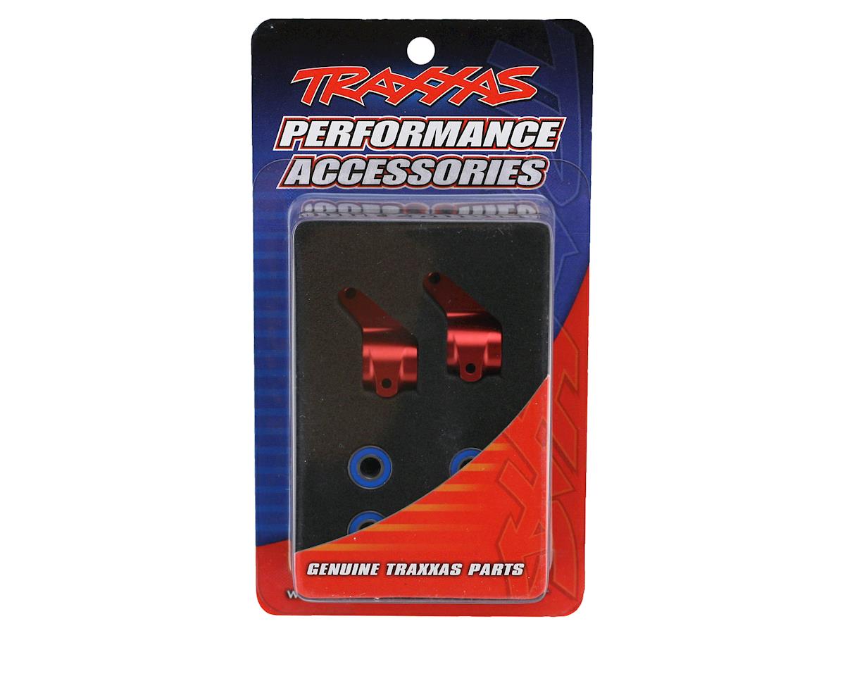 Traxxas Aluminum Steering Blocks w/Ball Bearings (Red) (2) 3636x