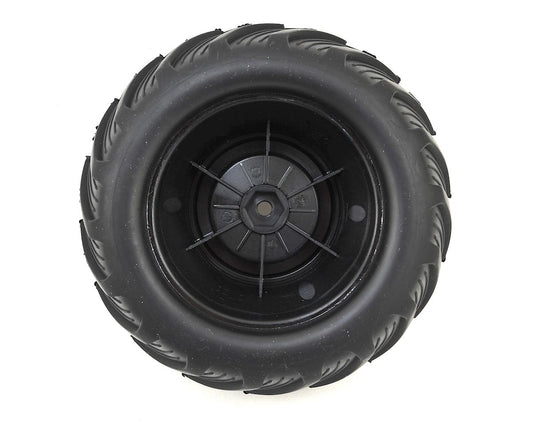 Traxxas 12mm Hex "Bigfoot" Pre-Mounted Tires & Wheels (2) (Rear) (Chrome) 3663x