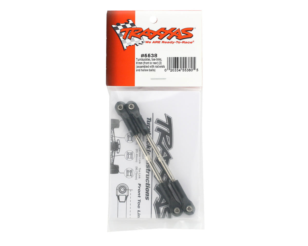 Traxxas 61mm Toe Link Turnbuckle (2) (Jato) 5538