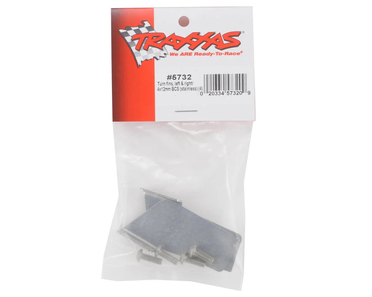 Traxxas Spartan, Stainless Steel Left & Right Turn Fin Set 5732
