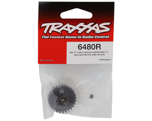 Traxxas Steel Mod 1.0 Pinion Gear w/5mm Bore (27T) 6480R
