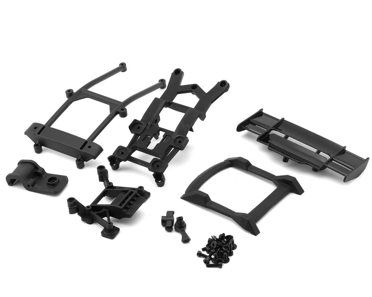 Traxxas Rustler® 4x4 ProGraphix Body Set (Clear) w/Wing & Roof Skid 6740L