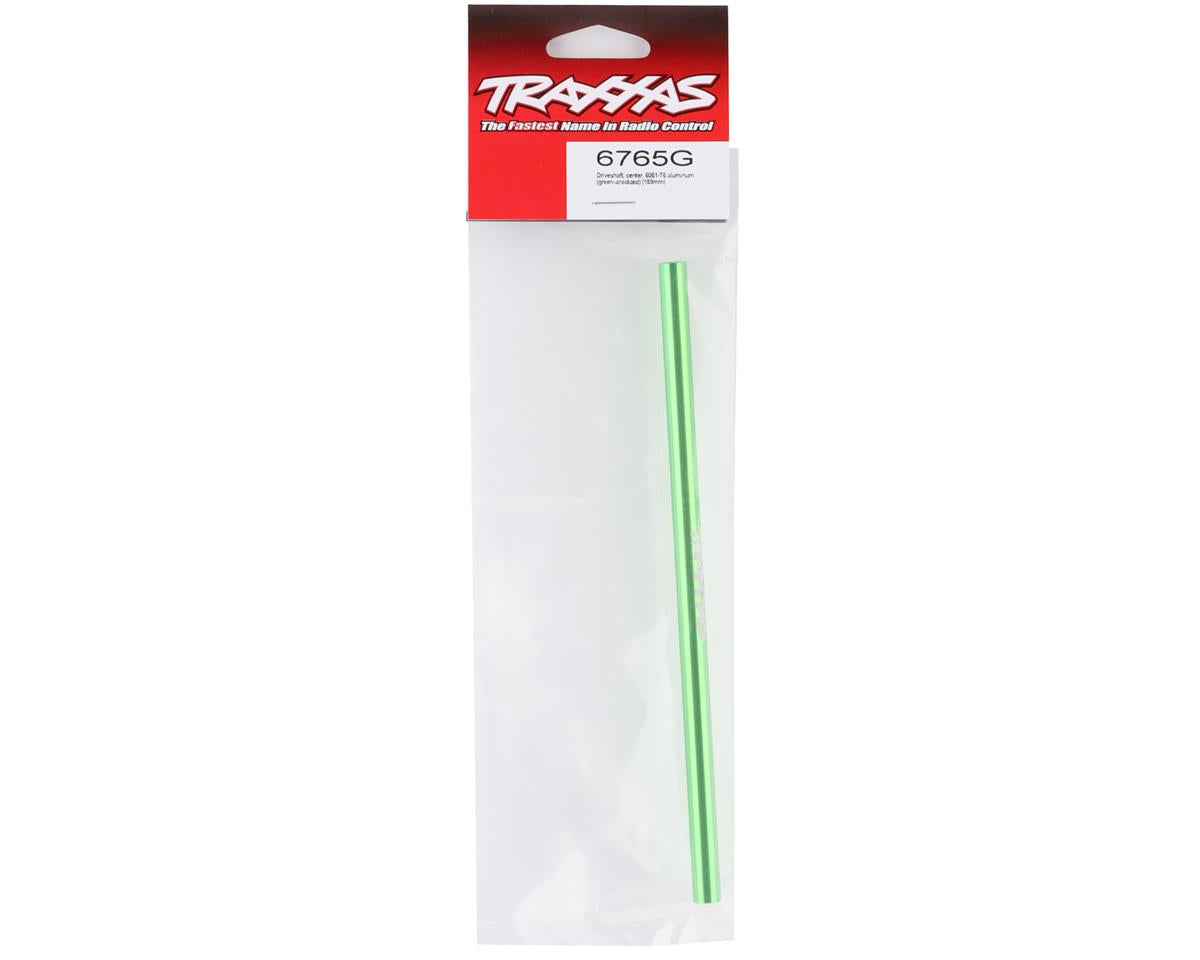 TRAXXAS RUSTLER 4X4 Driveshaft, center, 6061-T6 aluminum (GRN-anodized) (189mm) 6765G