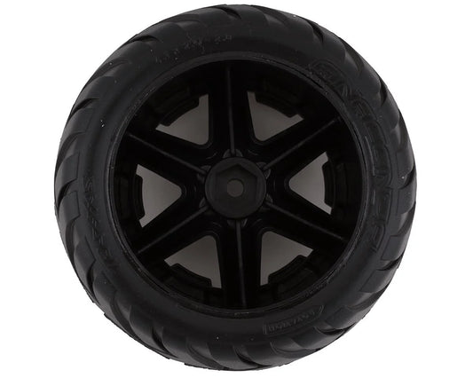 Traxxas Rustler 2WD Anaconda 2.8" Pre-Mounted Tires Electric Rear Wheels 6768X