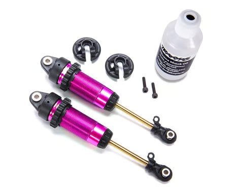 Traxxas Slash 4X4 GTR XX-Long Shocks w/Ti-Nitride Shafts (Pink) (2) 7462-PINK