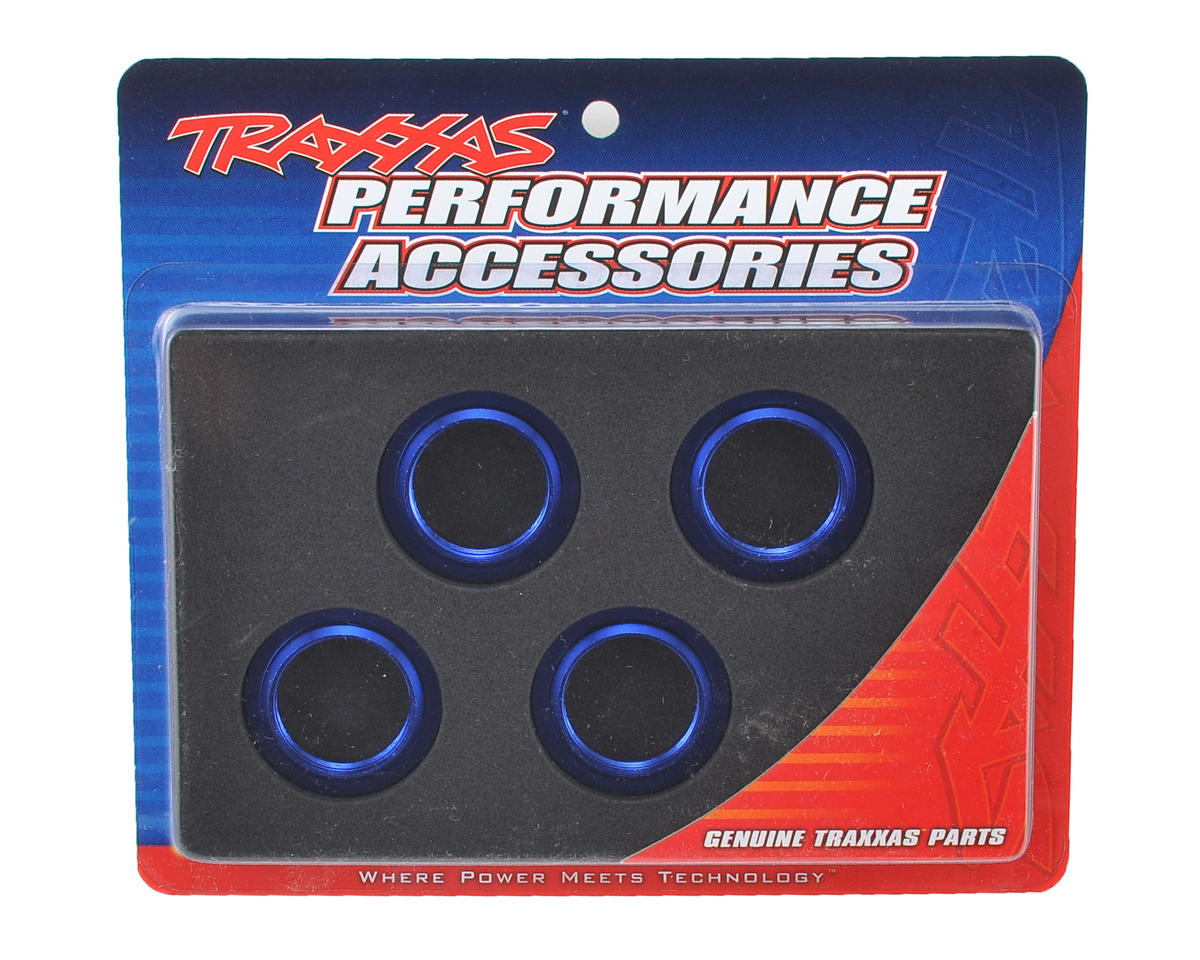 Traxxas X-Maxx/XRT Aluminum GTX Threaded Collar (Blue) (4) 7767