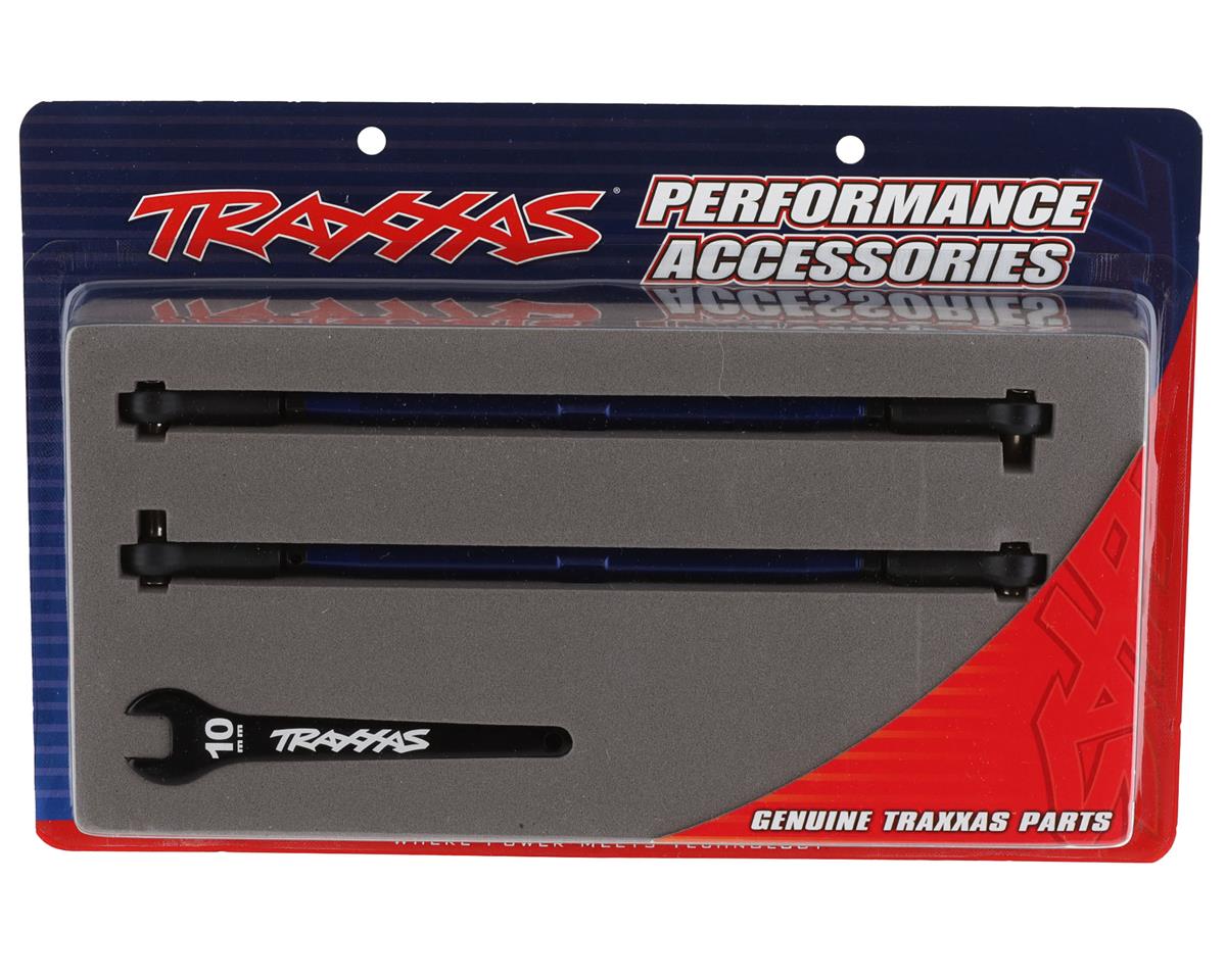 Traxxas X-Maxx WideMaxx Aluminum Front Toe Links (Blue) (2) 7897X