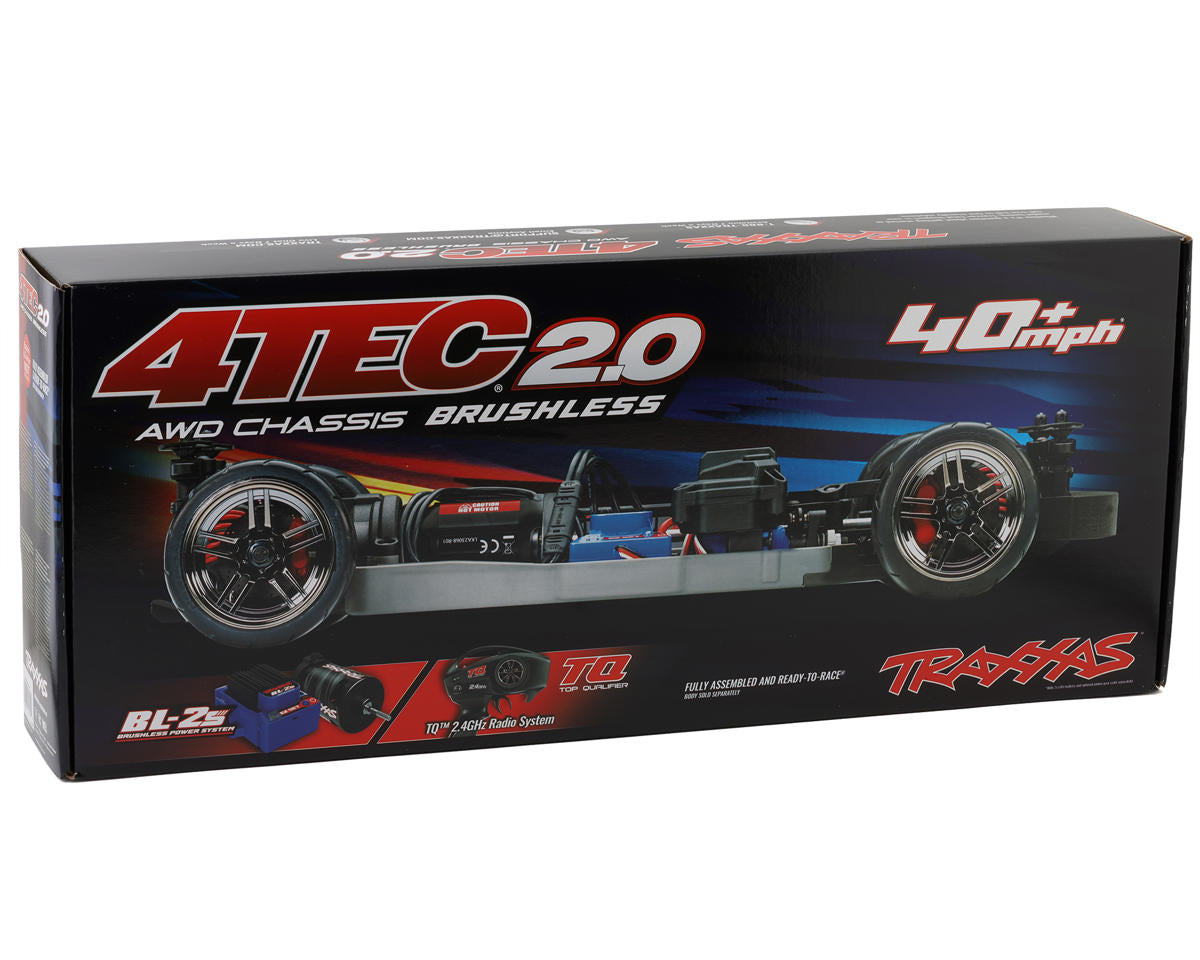 Traxxas 4-Tec® 2.0 BL-2s™ 1/10 Brushless RTR Touring Car Chassis (No Body) w/BL-2s™ 83124-4-R5