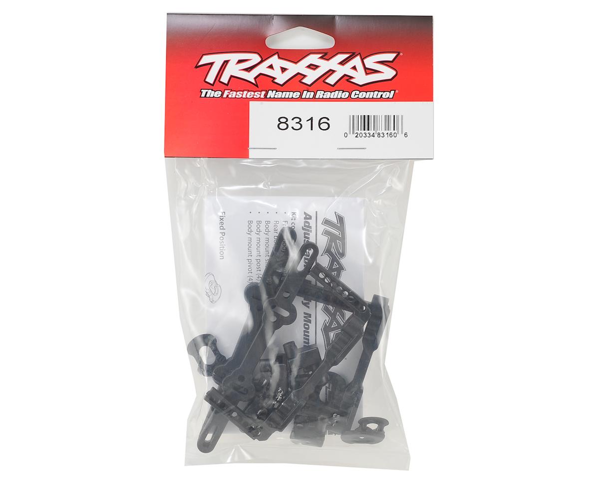 Traxxas 4-Tec 2.0 Front & Rear Body Mount Posts & Slider Set 8316
