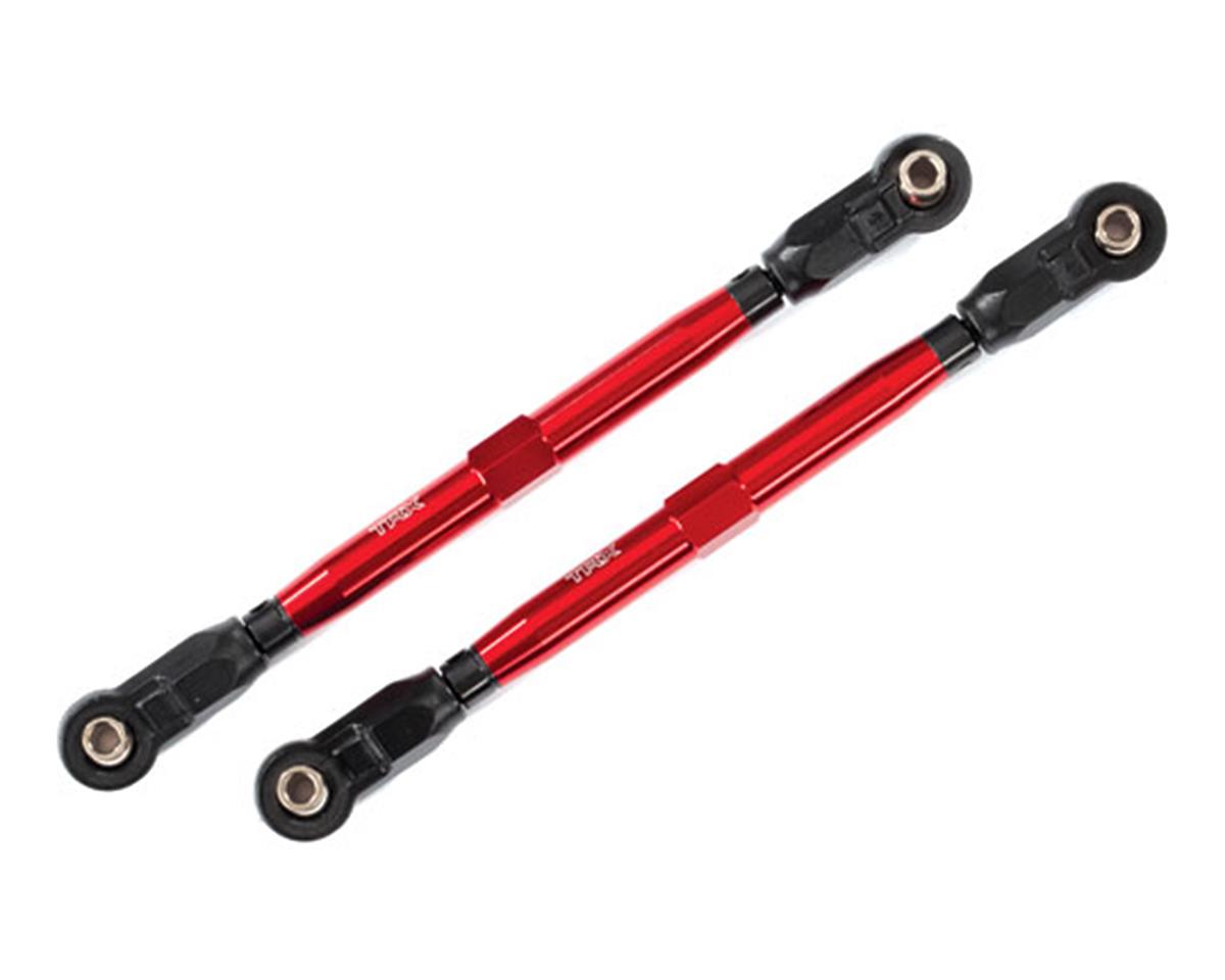 Traxxas WideMaxx Aluminum Toe Link Tubes (Red) (2) (Use with TRA8995 WideMaxx Suspension Kit) 8997R
