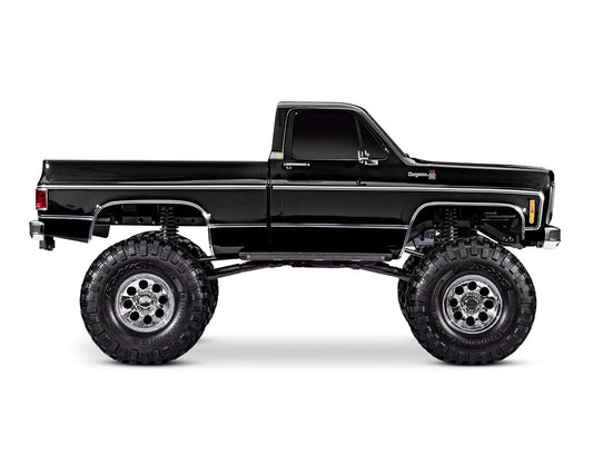Traxxas TRX-4 1/10 High Trail Edition RC Crawler w/'79 Chevy K10 Truck Body (Black) 92056-4-BLK