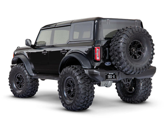 Traxxas TRX-4 1/10 Trail Crawler Truck w/2021 Ford Bronco Body 92076-4-BLACK