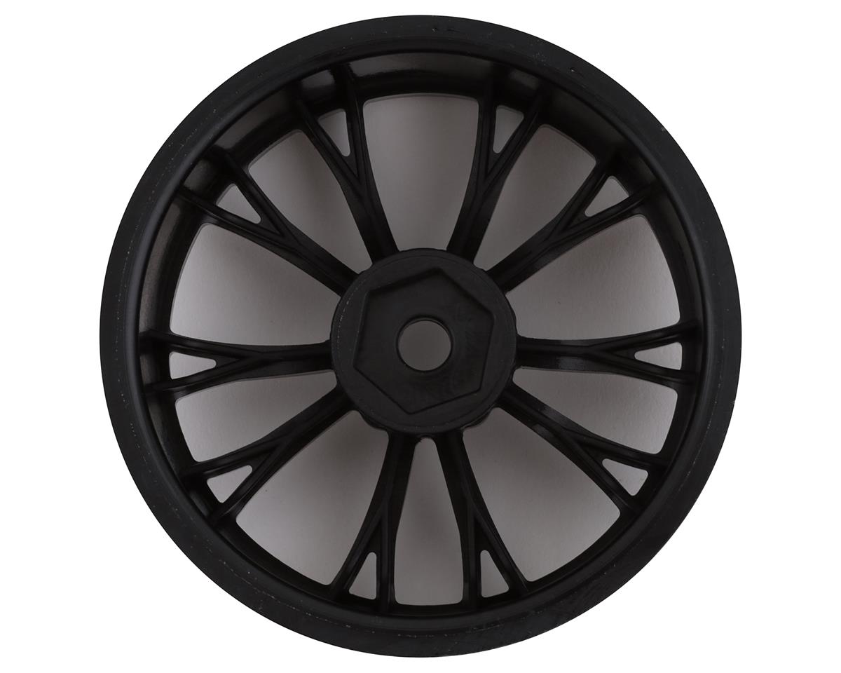 Traxxas Weld Front Drag Wheels w/12mm Hex (Gloss Black) (2) 9472