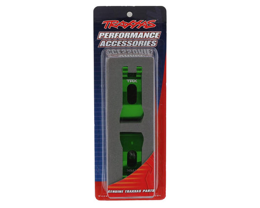 Traxxas Sledge Aluminum Caster Blocks Left & Right (Green) (2) 9532G