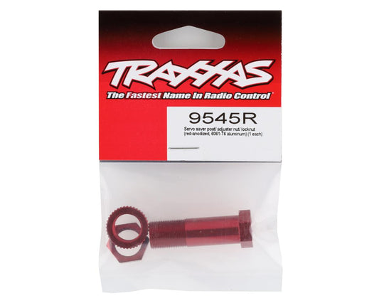 Traxxas Sledge Aluminum Servo Saver Post Assembly (Red) 9545R
