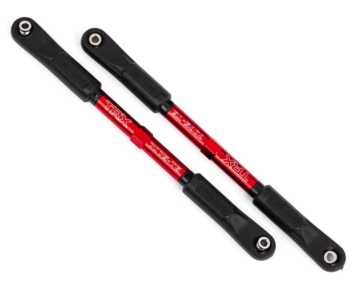 Traxxas Sledge Aluminum Rear Camber Link Tubes (Red) (2) 9548R