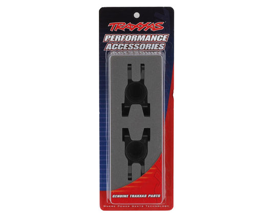 Traxxas Aluminum Rear Stub Axle Carriers Left & Right (Dark Titanium) (2) 9552A