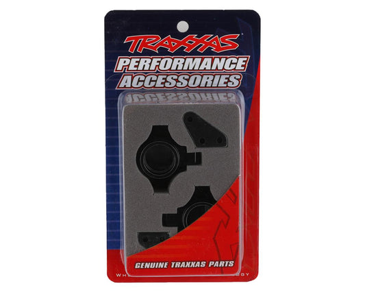Traxxas Sledge Aluminum Steering Blocks Left & Right (Dark Titanium) (2) 9635A