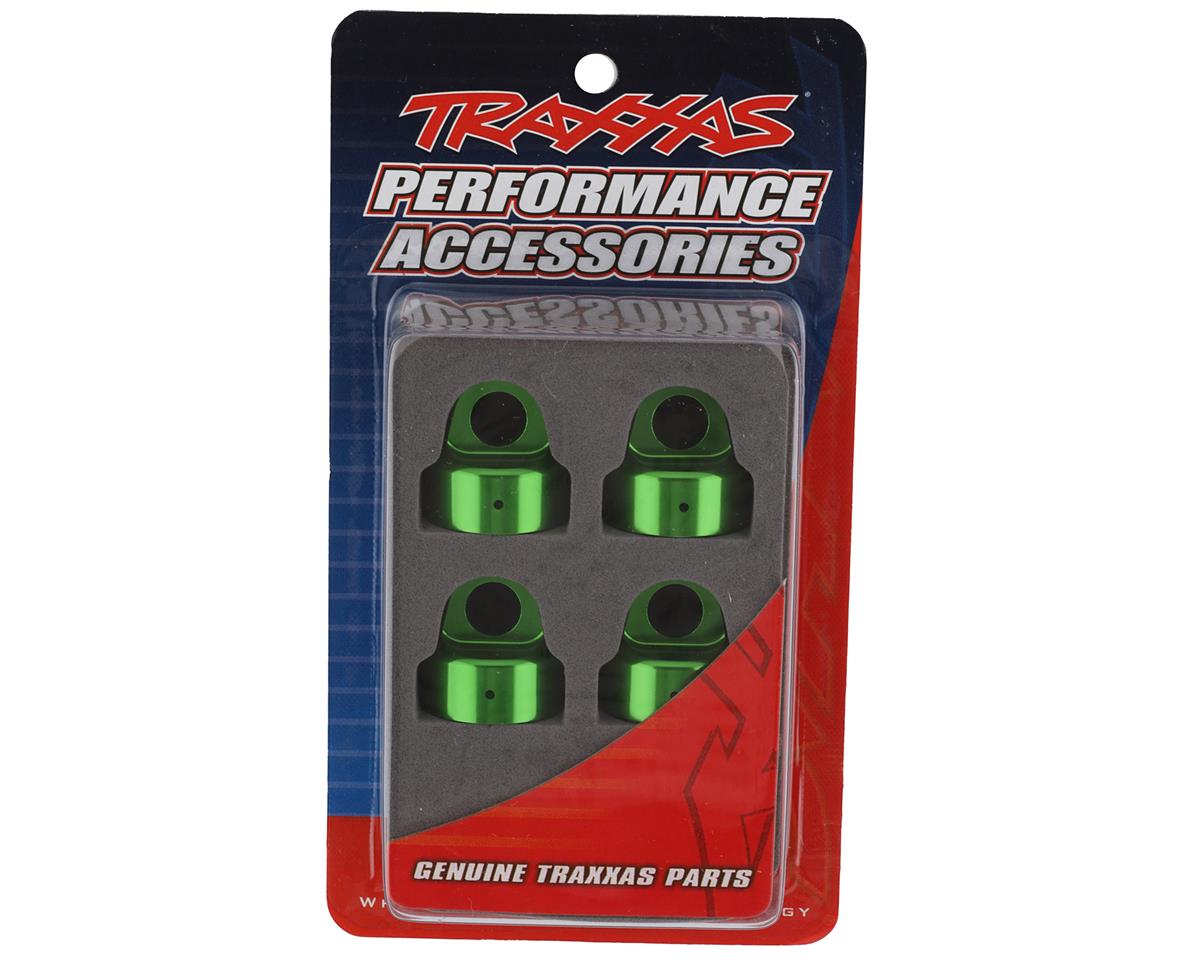 Traxxas Sledge Aluminum Gt-Maxx Shock Caps (Green) (4) 9664G
