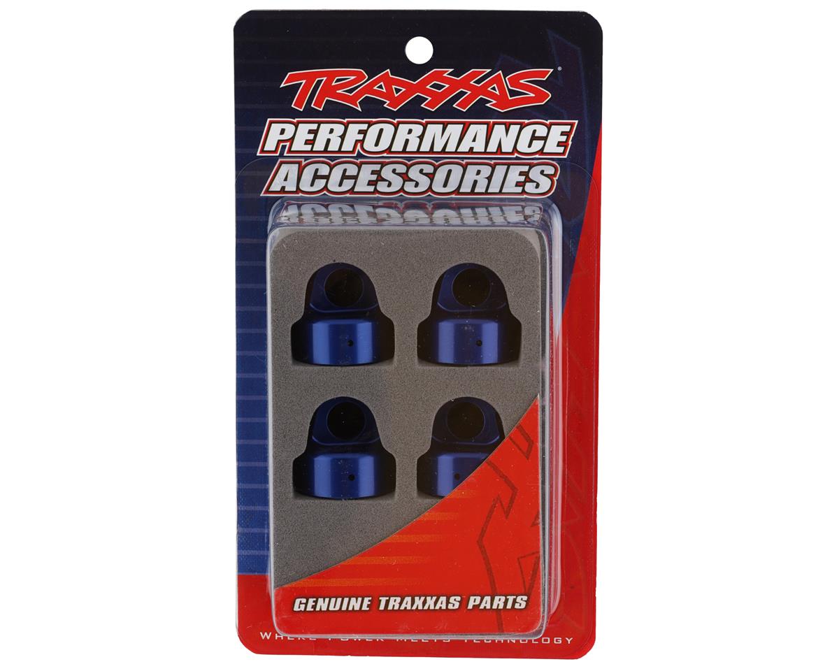 Traxxas Sledge Aluminum Gt-Maxx Shock Caps (Blue) (4) 9664X