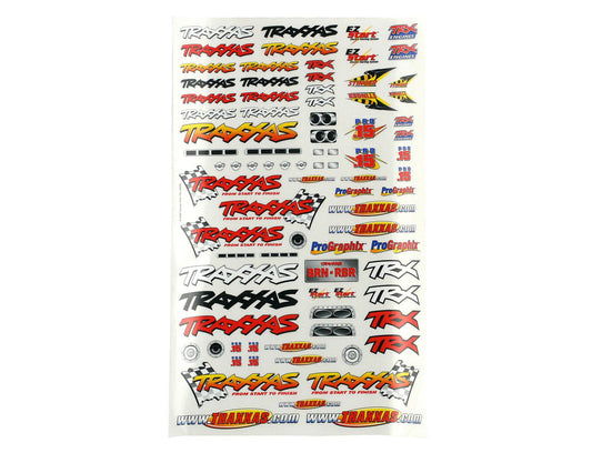 Traxxas Official Team Racing Decal Set (Flag Logo/6-Color) 9950
