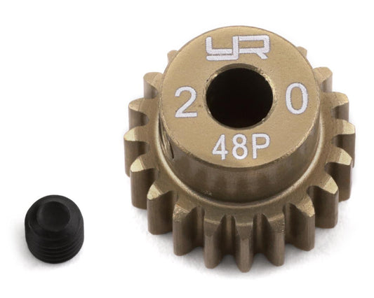 Yeah Racing 48P Hard Coated Aluminum Pinion Gear (20T)MG-48020