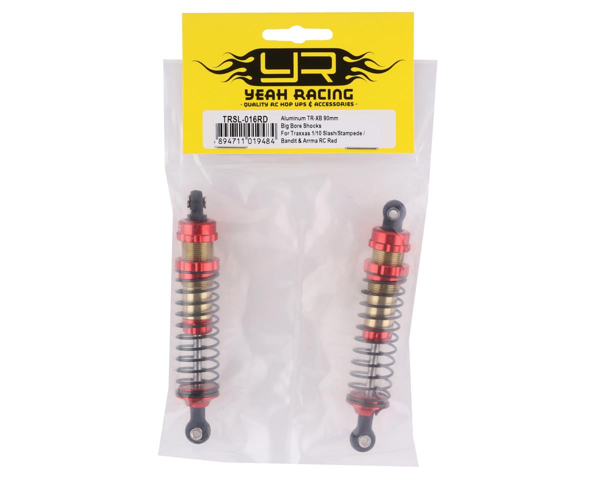 Yeah Racing 90mm Aluminum TR-XB Big Bore Shocks (Red) (2) TRSL-016RD