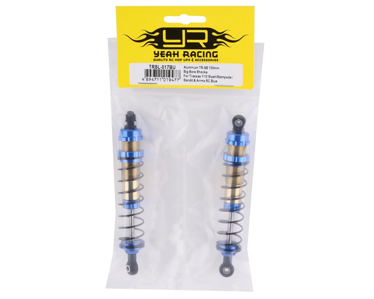 Yeah Racing Traxxas Slash/Stampede/Bandit Aluminum Big Bore Shocks (Blue) (2) TRSL-017BU