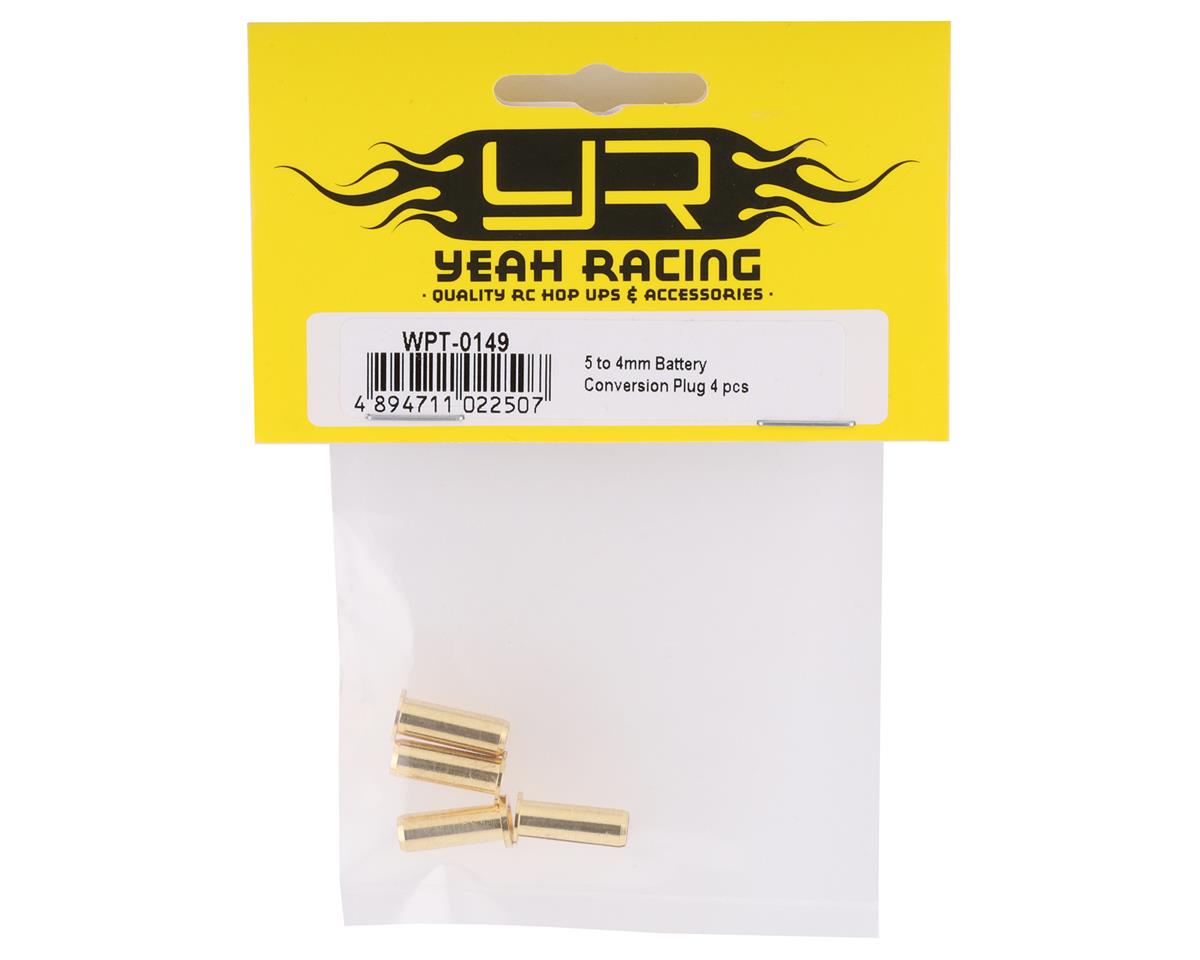 Yeah Racing 5mm to 4mm Adapter Plugs (4) WPT-0149