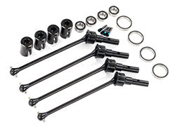 TRAXXAS Driveshafts, steel constant-velocity (assembled), front or rear (4) 8996X