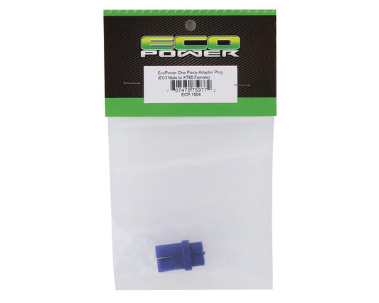EcoPower One Piece Adapter Plug (EC3 Male to XT60 Female) ECP-1504