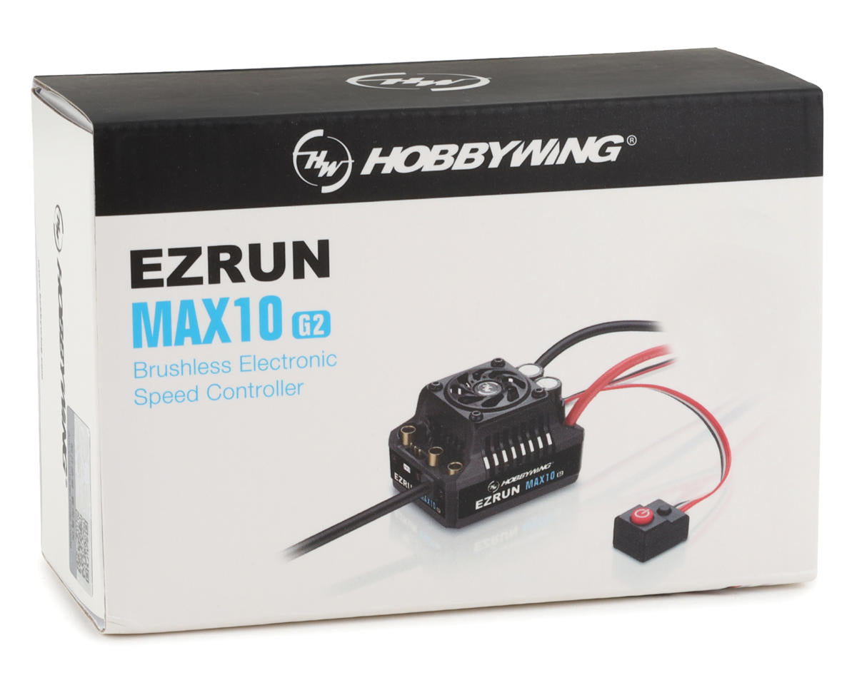 Hobbywing EZRun MAX10 G2 140 Amp Sensored Waterproof Brushless ESC 30102603