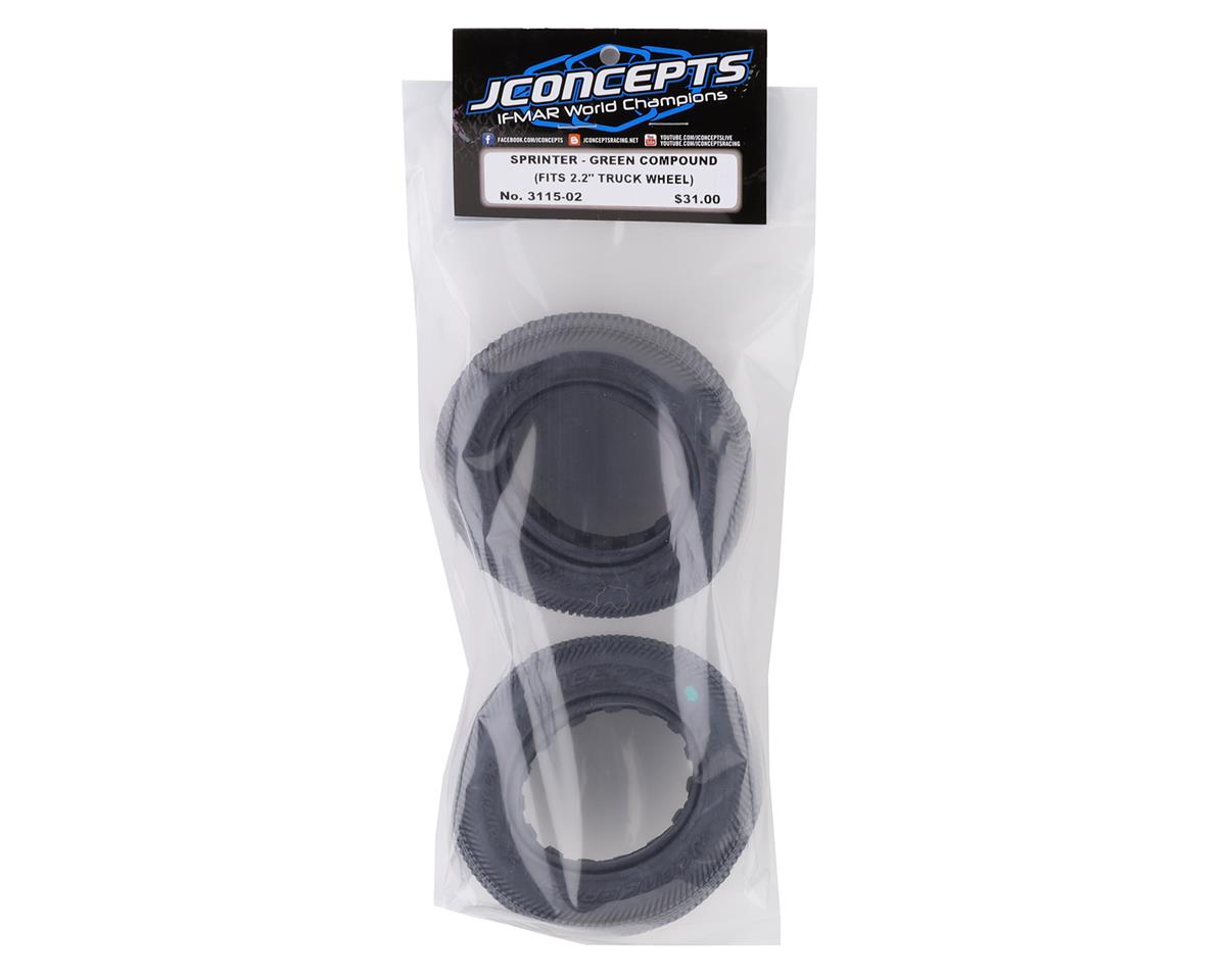 JConcepts Sprinter 2.2" Truck Tires (2) (Green) 3115-02