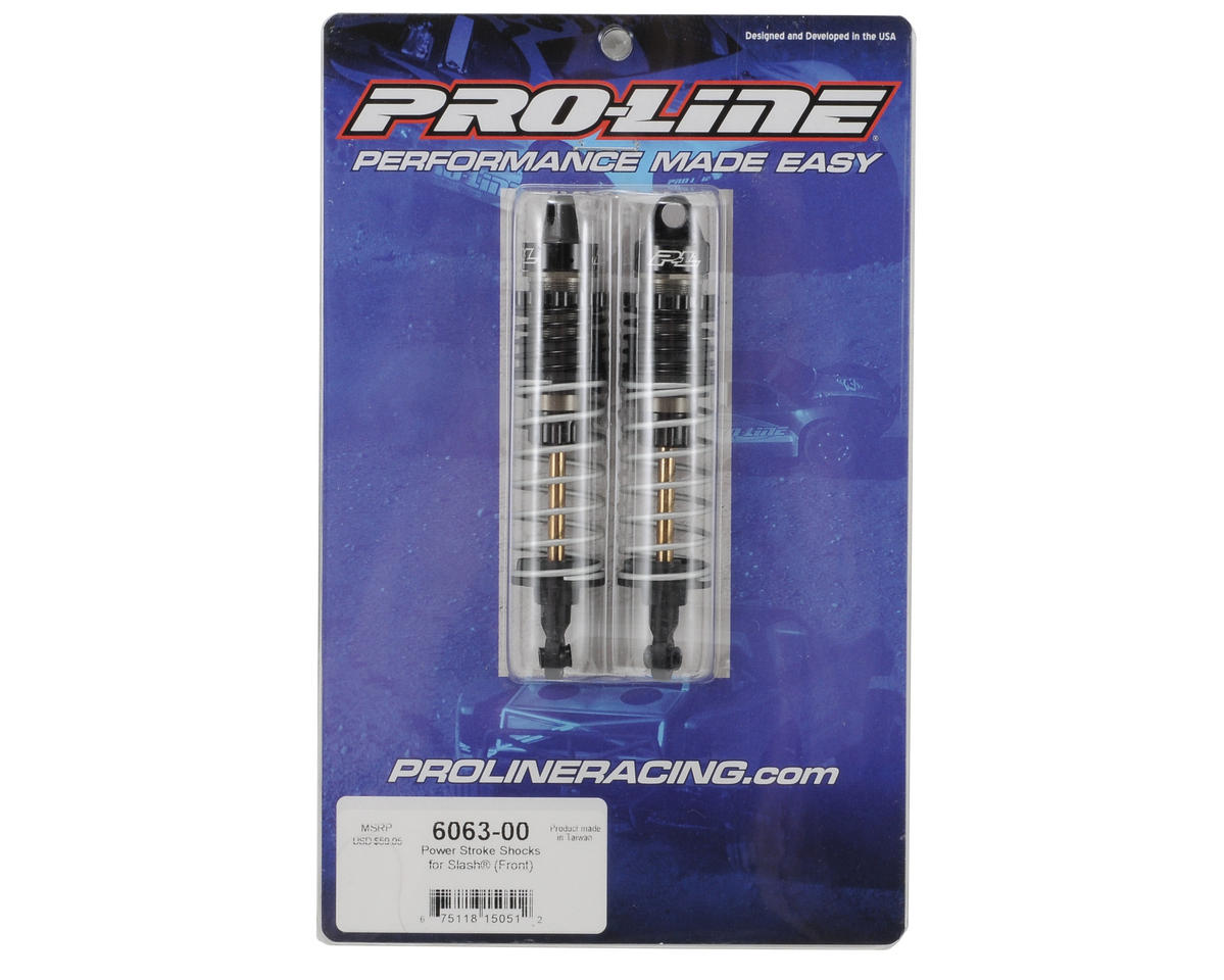 Pro-Line PowerStroke Front Shocks (2) (Slash) 6063-00