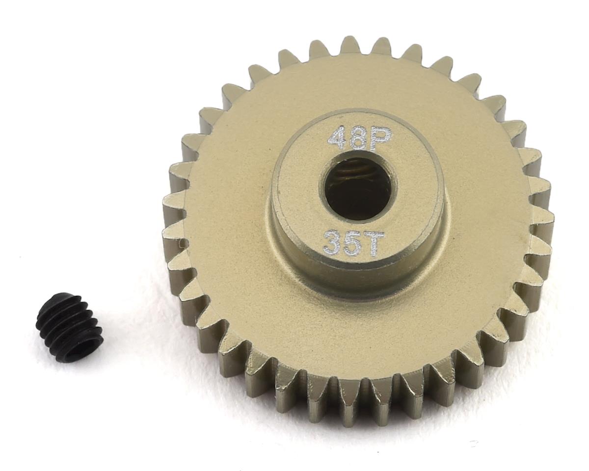 ProTek RC 48P Lightweight Hard Anodized Aluminum Pinion Gear (3.17mm Bore) (35T) PTK-8622