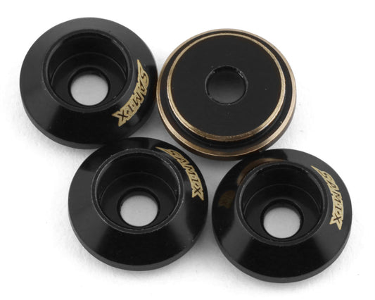 Samix TRX-4M Brass Shock Cups (4) TRX4M-4047