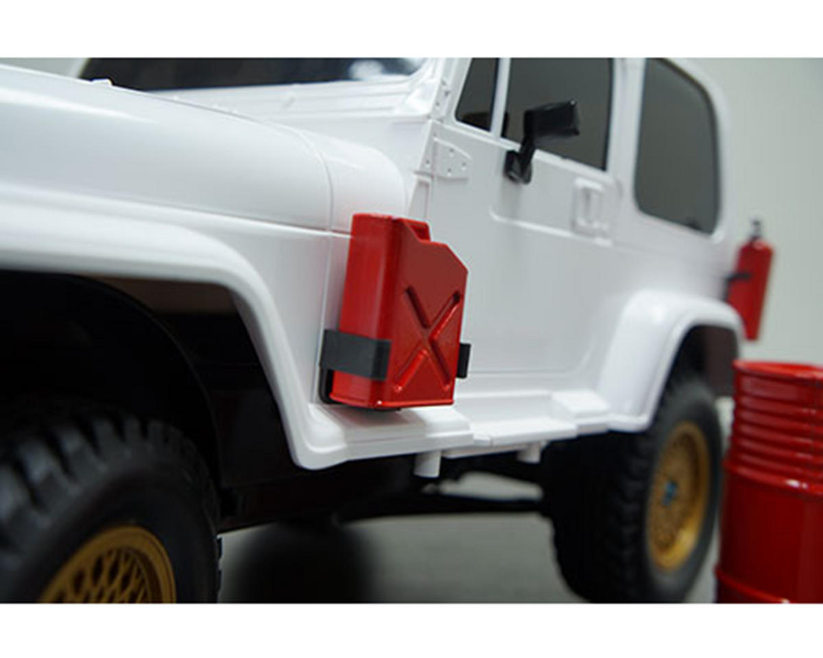 Yeah Racing 1/10 Crawler Scale "Jerry Can" Accessory Set (Fuel Cans) (Red) YA-0355