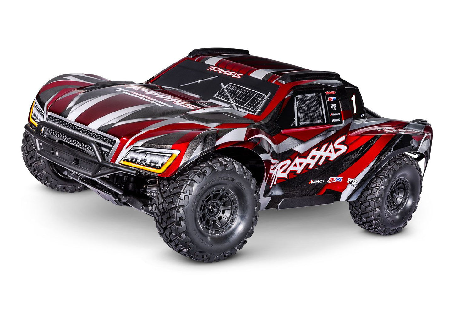 TRAXXAS Blue Maxx® Slash®: 1/10 Scale 4WD Brushless Electric Short Course Racing Truck 102076-4