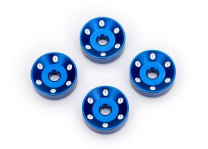 TRAXXAS MAXX SLASH WHEEL WASHERS ALUM  10257-BLUE